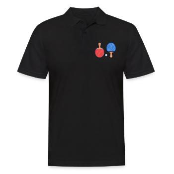 Ping-Pong Table Tennis - Polo Homme - noir - Devant - Kai (181cm)