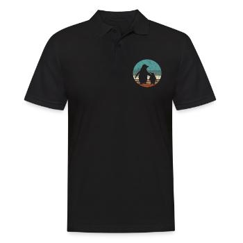 Penguin - Men's Polo Shirt - black - Front - Kai (181cm)