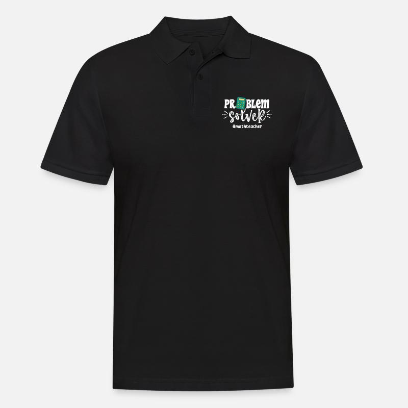 Mathematik - Männer Poloshirt - Schwarz