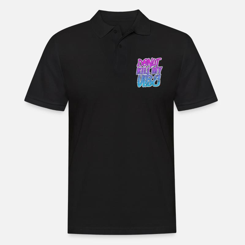 Donut - Männer Poloshirt - Schwarz