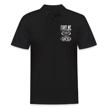 Viking Viking Vikings Odin Walhalla Cadeau - Polo Homme - noir - Devant - Kai (181cm)