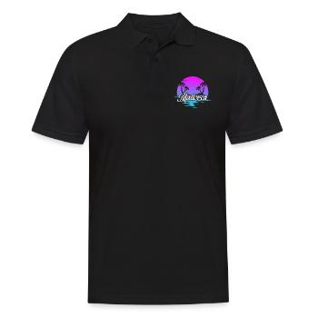 Mallorca - Männer Poloshirt - Schwarz - Vorne - Kai (181cm)