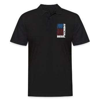 Diesel America USA Auto Tuning Gasoline Gift - Men's Polo Shirt - black - Front - Kai (181cm)