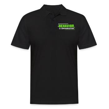 Collecting Data - Behavioral Analyst Therapists - Men's Polo Shirt - black - Front - Kai (181cm)