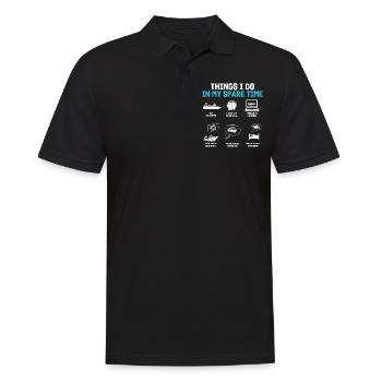Cruise lovers, family cruise - Men's Polo Shirt - black - Front - Kai (181cm)