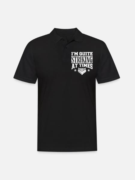 Bowling Player Gift, Bowler - Men's Polo Shirt - black