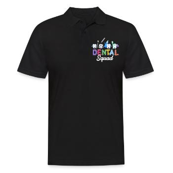 Dental technician, dentist cadre, dental hygienist - Men's Polo Shirt - black - Front - Kai (181cm)