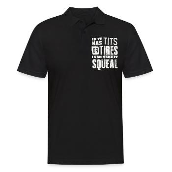Car mechanic, mechanic, car mechanic - Men's Polo Shirt - black - Front - Kai (181cm)