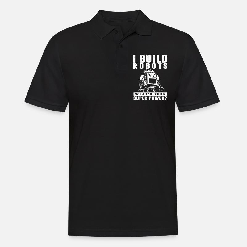 Robotics, Robotics Engineer - Men's Polo Shirt - black