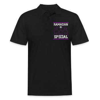 Ramadan, cadeaux du Ramadan, fêtes musulmanes - Polo Homme - noir - Devant - Kai (181cm)