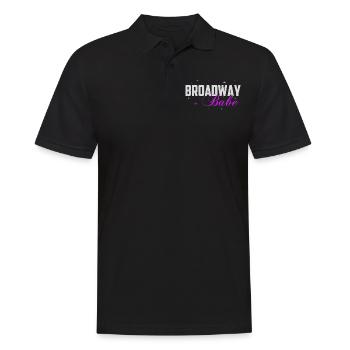 Broadway, Musical, Theatre nerd - Men's Polo Shirt - black - Front - Kai (181cm)