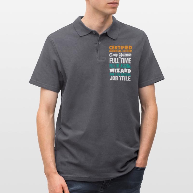 Medical encoder, programmer Men's Polo Shirt