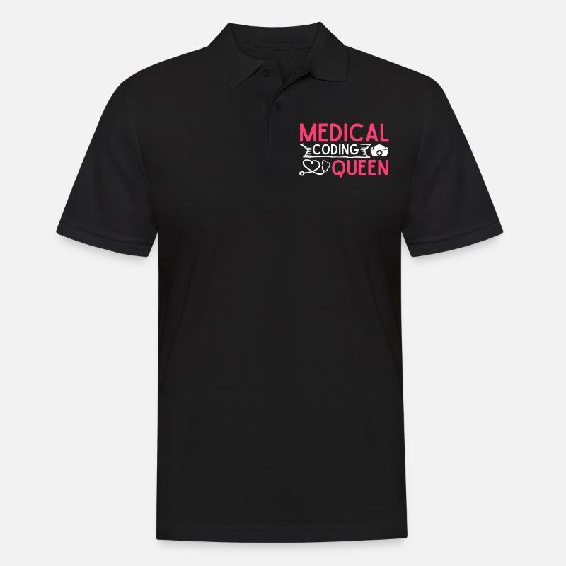 Codeur médical Programmeur médical - Polo Homme - noir