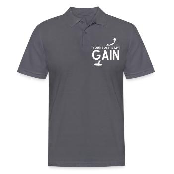 Medizinischer Kodierer Medizinischer Programmierer - Männer Poloshirt - Anthrazit - Vorne - Nico (186cm)