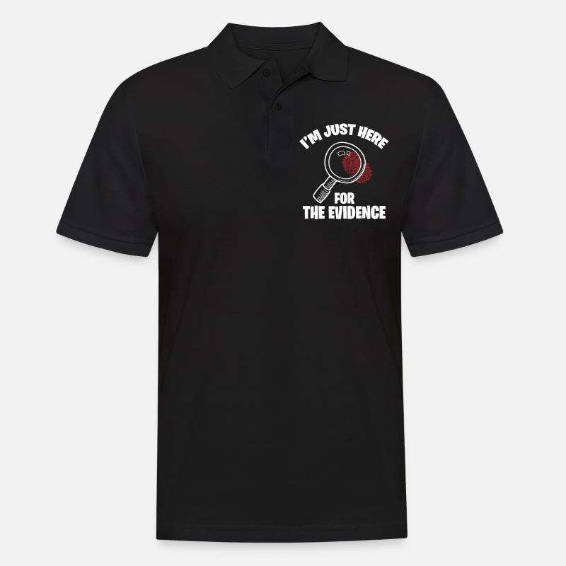 Forensiker Kostüm - Männer Poloshirt - Schwarz