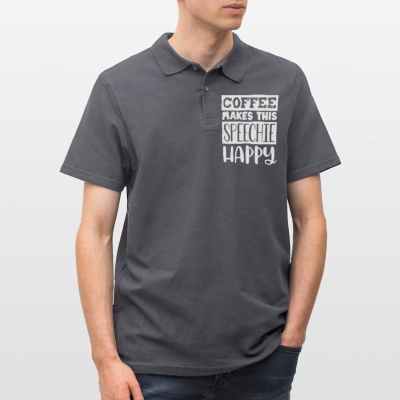 Speech-language pathology, speech-language pathologist Men's Polo Shirt