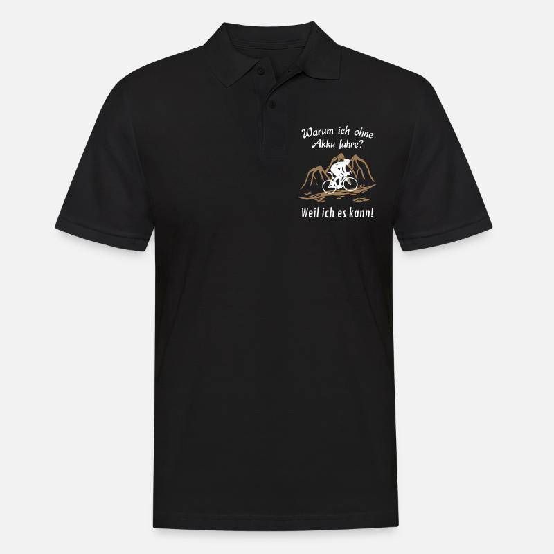 Radsport - Männer Poloshirt - Schwarz