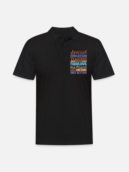Special Needs Education, Special Education - Men's Polo Shirt - black