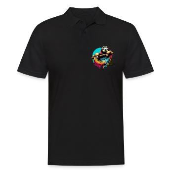 Paresse - Polo Homme - noir - Devant - Kai (181cm)