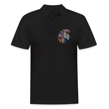 Zèbre - Polo Homme - noir - Devant - Kai (181cm)