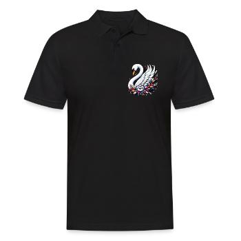 Cygne - Polo Homme - noir - Devant - Kai (181cm)