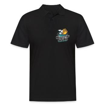 Funny Cleaning Design - Men's Polo Shirt - black - Front - Kai (181cm)