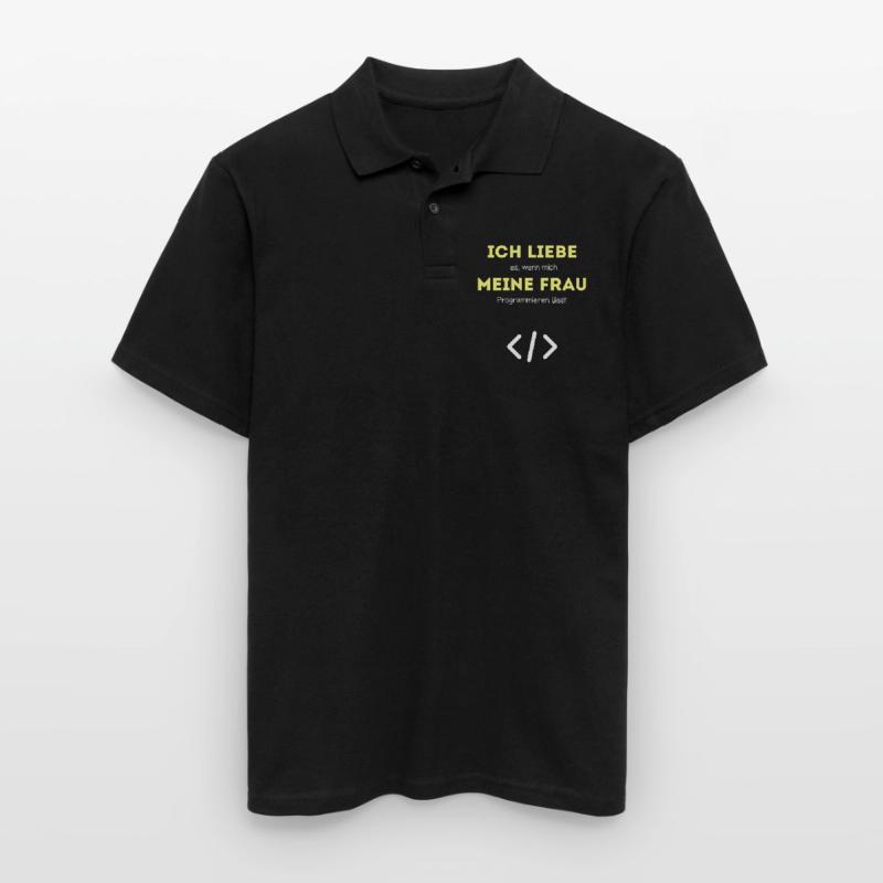 Programmierer lustiger Spruch Java Programmieren Männer Poloshirt
