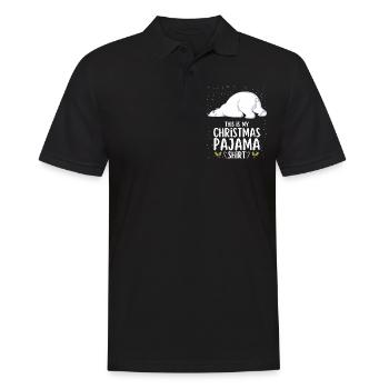 Pyjama de Noël Pyjama Chemise de nuit - Polo Homme - noir - Devant - Kai (181cm)
