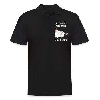 Joyeux Noël Drôle de Chemise de Noël - Polo Homme - noir - Devant - Kai (181cm)