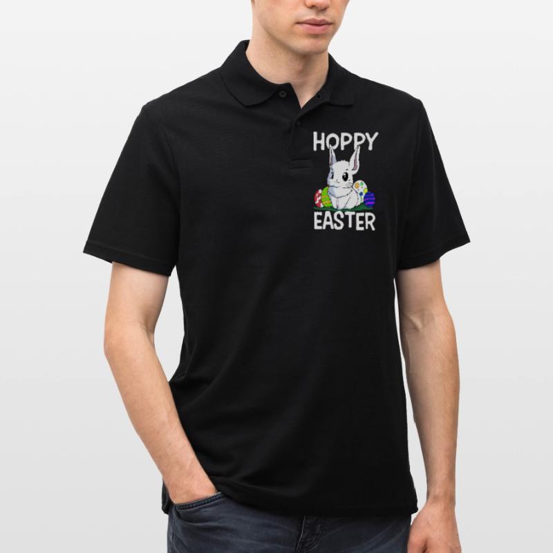 Hoppy Easter Sweet Easter Bunny Easter Egg Hunt Men's Polo Shirt