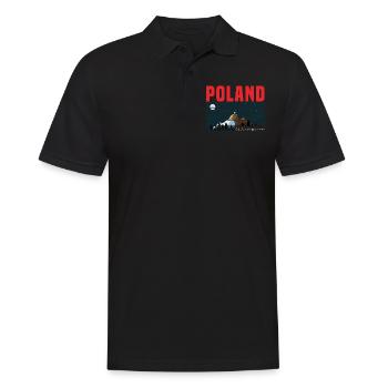 Polen Warszawa - Herre poloshirt - sort - Foran - Kai (181cm)