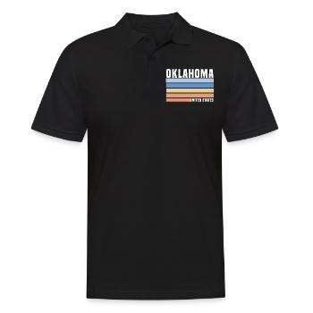 Oklahoma - Men's Polo Shirt - black - Front - Kai (181cm)