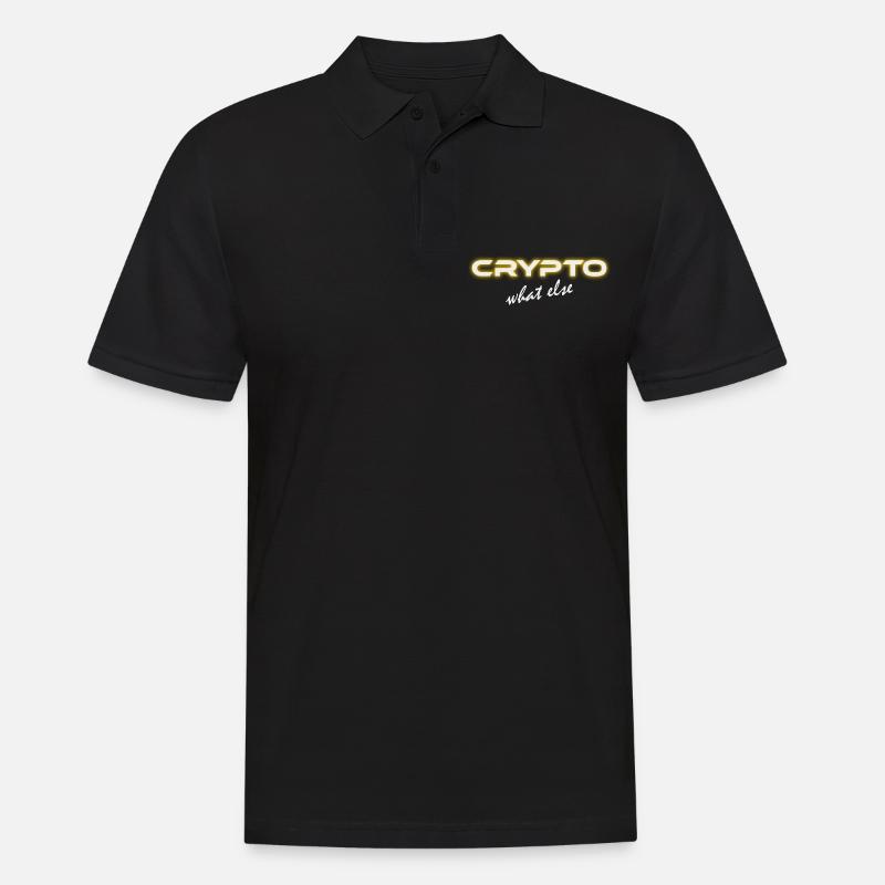 Crypto Trader What Else - Männer Poloshirt - Schwarz