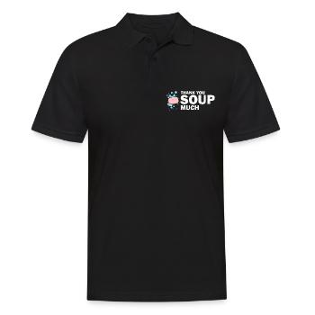 Hausgemachte Seifen Design für Ölseifenherstellung - Männer Poloshirt - Schwarz - Vorne - Kai (181cm)