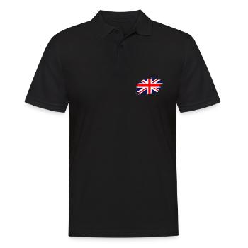 Great Britain British Flag Flag - Men's Polo Shirt - black - Front - Kai (181cm)