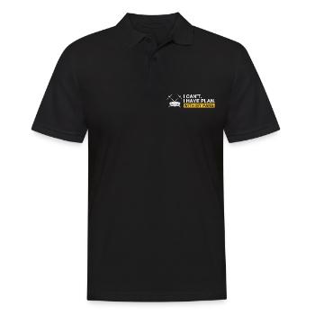 Gold Digger Gold Panning Gold Mining Designs - Men's Polo Shirt - black - Front - Kai (181cm)