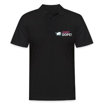 Conception de fabrication de savon pour les conceptions de fabricants de savon - Polo Homme - noir - Devant - Kai (181cm)