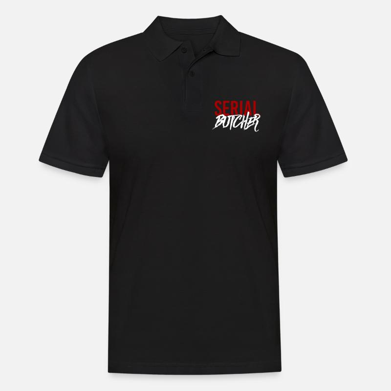 Serienschlächter - Männer Poloshirt - Schwarz