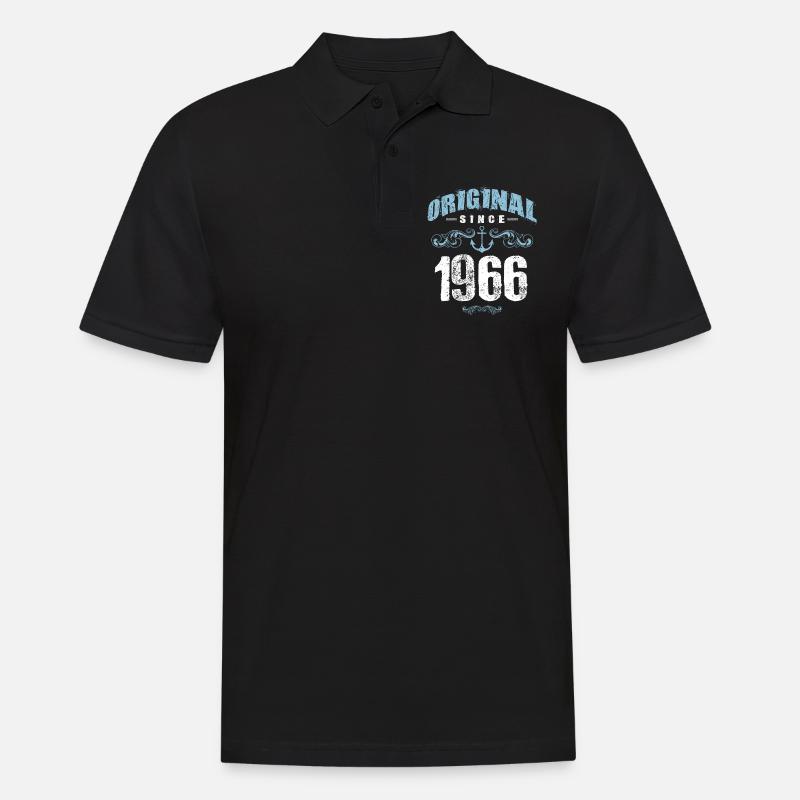 1966 original since - Männer Poloshirt - Schwarz