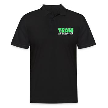 Team BTFD Buy The Dip Crypto Stonk Meme Funny - Men's Polo Shirt - black - Front - Kai (181cm)