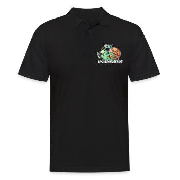 Bruder muss los - Männer Poloshirt - Schwarz - Vorne - Kai (181cm)