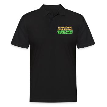 Frisör Meme Friseur Lustige Frisur - Männer Poloshirt - Schwarz - Vorne - Kai (181cm)