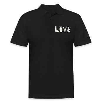 Weapons Love T-Shirt I Freedom Weapons - Men's Polo Shirt - black - Front - Kai (181cm)