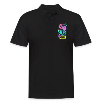 Années 90 - Polo Homme - noir - Devant - Kai (181cm)