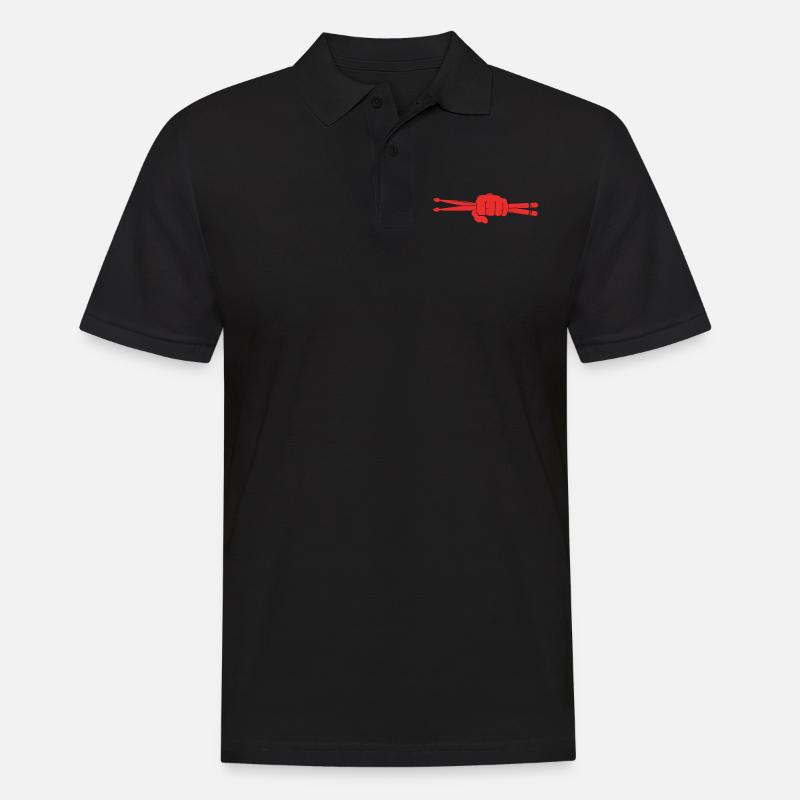 Drummer Drummer Drummer Drumstick Gift - Men's Polo Shirt - black