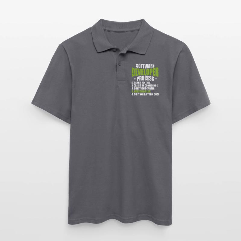 Software developer programmer software Men's Polo Shirt