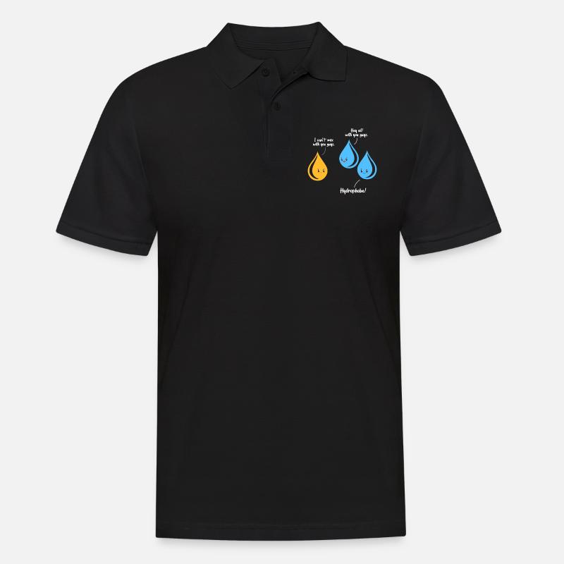 Wissenschaft - Männer Poloshirt - Schwarz