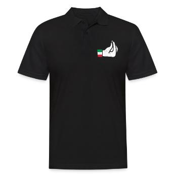 italien - Polo Homme - noir - Devant - Kai (181cm)