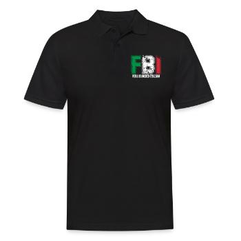 italien - Polo Homme - noir - Devant - Kai (181cm)