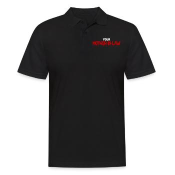 Drôle Ta belle-mère Drôle Halloween - Polo Homme - noir - Devant - Kai (181cm)